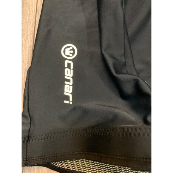 Canari Men’s Large Black Padded Cycling Bike Shorts 6.5 Inch Inseam - Picture 2 of 5